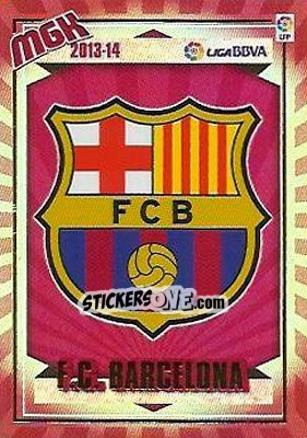 Sticker Escudo - Liga BBVA 2013-2014. Megacracks - Panini