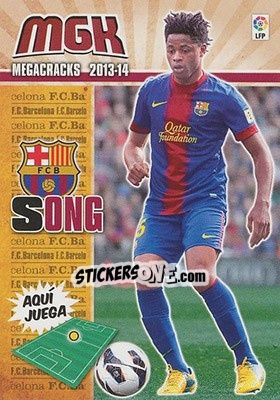 Sticker Alex Song - Liga BBVA 2013-2014. Megacracks - Panini