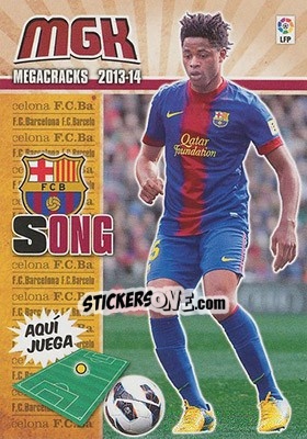 Figurina Alex Song - Liga BBVA 2013-2014. Megacracks - Panini