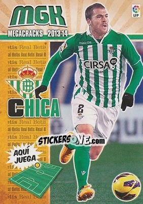 Sticker Chica - Liga BBVA 2013-2014. Megacracks n. 75 - Panini