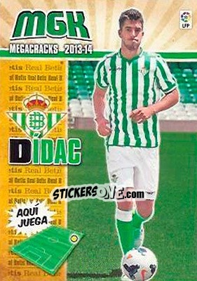 Cromo Dídac - Liga BBVA 2013-2014. Megacracks - Panini