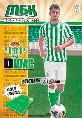 Sticker Dídac - Liga BBVA 2013-2014. Megacracks n. 79bis - Panini