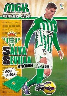 Sticker Salva Sevilla - Liga BBVA 2013-2014. Megacracks n. 82 - Panini