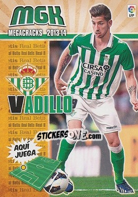 Sticker Vadillo - Liga BBVA 2013-2014. Megacracks n. 83 - Panini