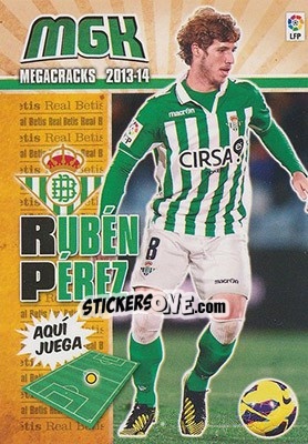 Sticker Rubén Pérez - Liga BBVA 2013-2014. Megacracks n. 84 - Panini