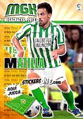 Cromo Matilla - Liga BBVA 2013-2014. Megacracks - Panini