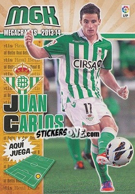 Cromo Juan Carlos - Liga BBVA 2013-2014. Megacracks - Panini