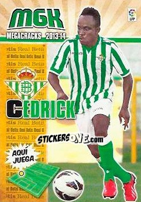 Figurina Cedrick - Liga BBVA 2013-2014. Megacracks - Panini