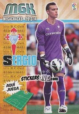 Sticker Sergio - Liga BBVA 2013-2014. Megacracks n. 92 - Panini