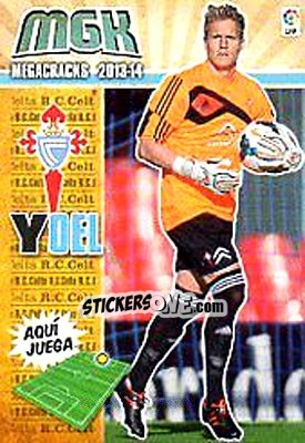 Sticker Yoel - Liga BBVA 2013-2014. Megacracks n. 92bis - Panini