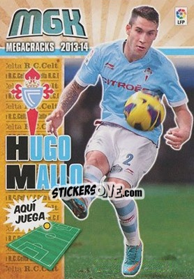 Sticker Hugo Mallo - Liga BBVA 2013-2014. Megacracks n. 93 - Panini