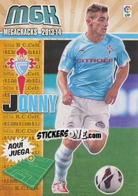 Sticker Jonny - Liga BBVA 2013-2014. Megacracks n. 94 - Panini