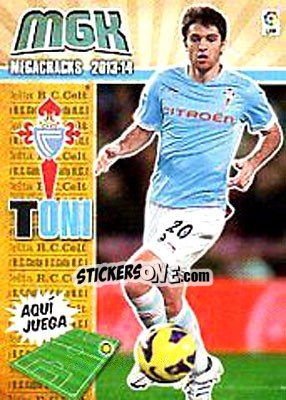 Cromo Toni - Liga BBVA 2013-2014. Megacracks n. 96bis - Panini