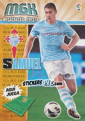Sticker Samuel - Liga BBVA 2013-2014. Megacracks - Panini