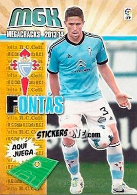 Cromo Fontás - Liga BBVA 2013-2014. Megacracks - Panini