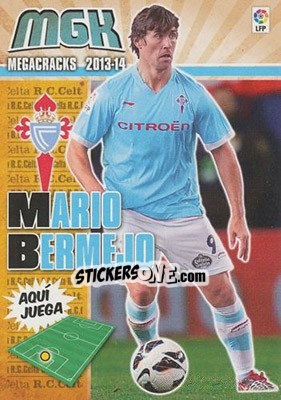 Sticker Mario Bermejo - Liga BBVA 2013-2014. Megacracks n. 108 - Panini