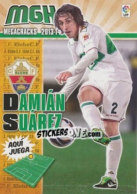 Sticker Damián Suárez - Liga BBVA 2013-2014. Megacracks n. 111 - Panini