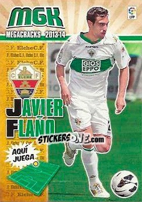 Sticker Javier Flaño - Liga BBVA 2013-2014. Megacracks - Panini
