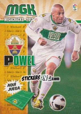 Figurina Powel - Liga BBVA 2013-2014. Megacracks - Panini