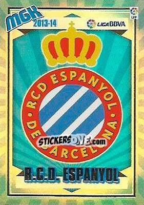 Cromo Escudo - Liga BBVA 2013-2014. Megacracks - Panini