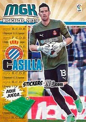 Figurina Casilla - Liga BBVA 2013-2014. Megacracks - Panini