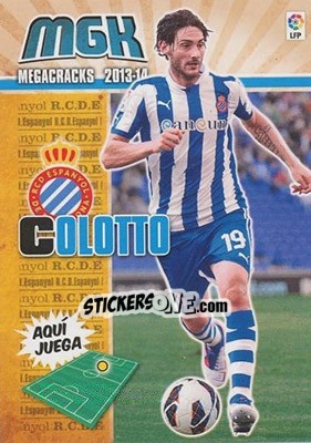 Sticker Colotto - Liga BBVA 2013-2014. Megacracks - Panini
