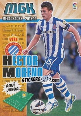 Figurina Héctor Moreno - Liga BBVA 2013-2014. Megacracks - Panini