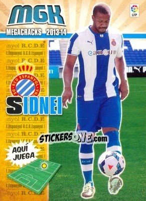 Sticker Sidnei - Liga BBVA 2013-2014. Megacracks - Panini