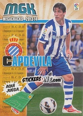 Sticker Capdevila - Liga BBVA 2013-2014. Megacracks - Panini
