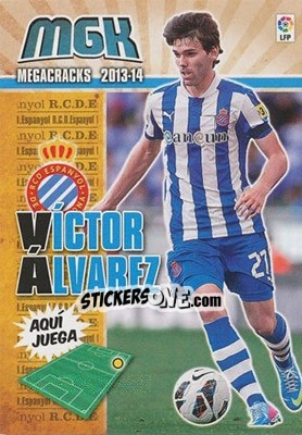 Sticker Víctor Álvarez - Liga BBVA 2013-2014. Megacracks - Panini