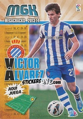 Sticker Víctor Álvarez - Liga BBVA 2013-2014. Megacracks n. 136 - Panini