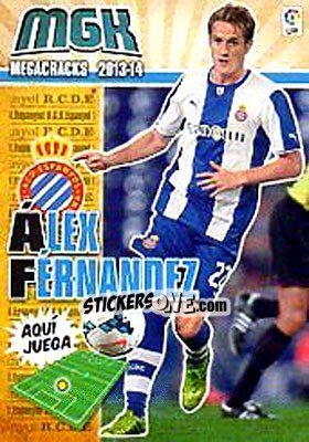 Sticker Alex Fernández - Liga BBVA 2013-2014. Megacracks n. 138bis - Panini