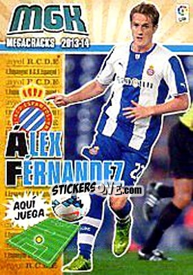 Cromo Alex Fernández - Liga BBVA 2013-2014. Megacracks - Panini