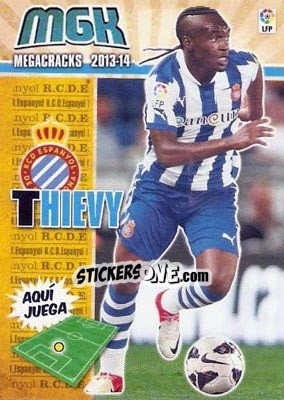 Sticker Thievy - Liga BBVA 2013-2014. Megacracks n. 141bis - Panini