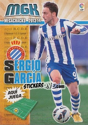 Figurina Sergio García - Liga BBVA 2013-2014. Megacracks - Panini