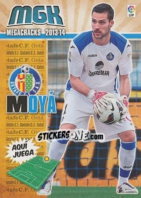 Figurina Moyá - Liga BBVA 2013-2014. Megacracks - Panini