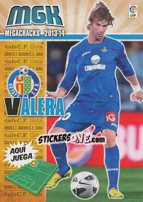 Figurina Valera - Liga BBVA 2013-2014. Megacracks - Panini