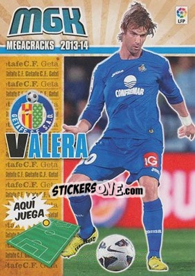 Sticker Valera - Liga BBVA 2013-2014. Megacracks n. 147 - Panini