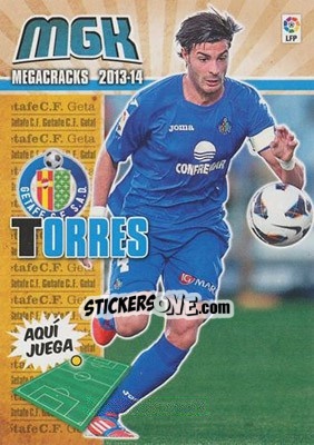 Cromo Miguel Torres - Liga BBVA 2013-2014. Megacracks - Panini