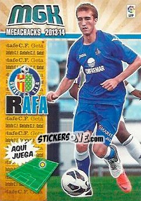 Sticker Rafa - Liga BBVA 2013-2014. Megacracks n. 151 - Panini