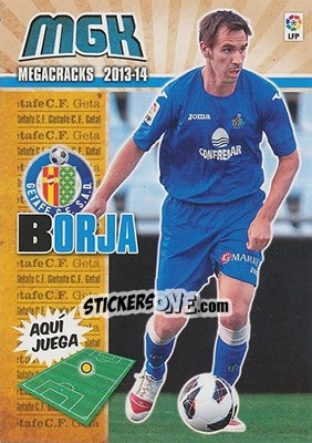Figurina Borja - Liga BBVA 2013-2014. Megacracks - Panini