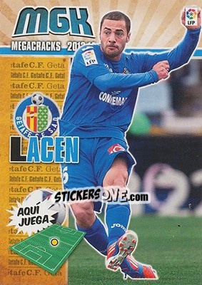 Sticker Lacen - Liga BBVA 2013-2014. Megacracks n. 155 - Panini