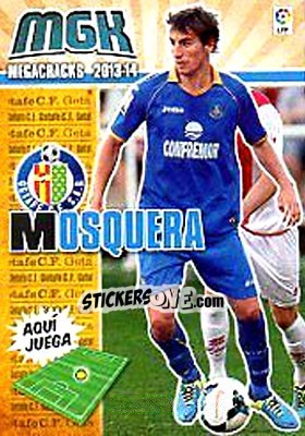 Sticker Mosquera - Liga BBVA 2013-2014. Megacracks n. 156bis - Panini