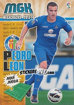 Sticker Pedro León - Liga BBVA 2013-2014. Megacracks n. 158 - Panini