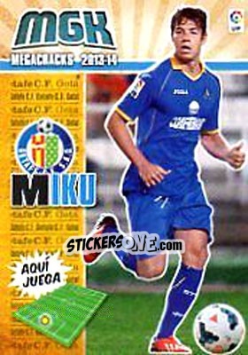 Sticker Miku - Liga BBVA 2013-2014. Megacracks n. 162bis - Panini