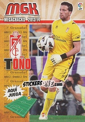 Figurina Toño - Liga BBVA 2013-2014. Megacracks - Panini