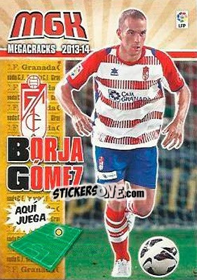 Sticker Borja Gómez - Liga BBVA 2013-2014. Megacracks - Panini