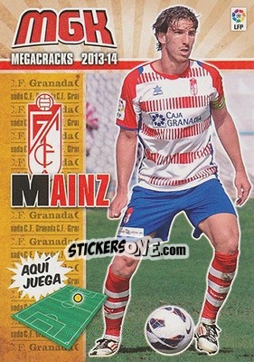 Sticker Mainz - Liga BBVA 2013-2014. Megacracks n. 168 - Panini