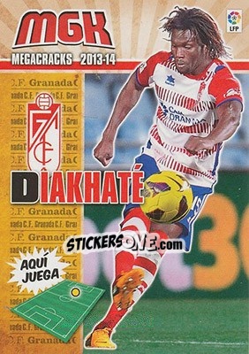 Cromo Diakhaté - Liga BBVA 2013-2014. Megacracks - Panini