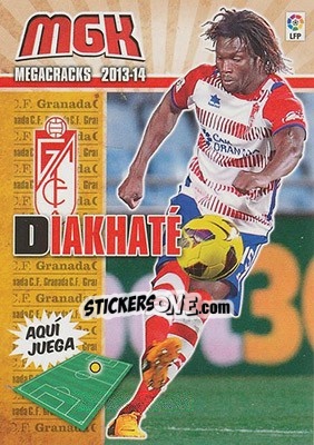 Sticker Diakhaté - Liga BBVA 2013-2014. Megacracks n. 169 - Panini